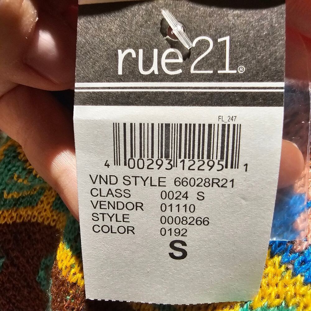 Rue21 SELF LOVE Sweater Vest Small Pink Knit Graphic Y2K Kawaii NWT - Picture 11 of 13